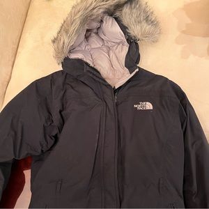 Girls Black North Face Jacket
